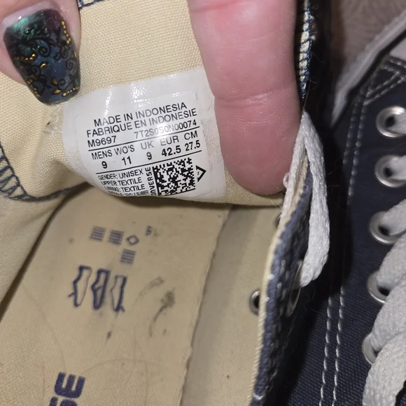 Converse Navy Blue Sneakers - Picture 3 of 4